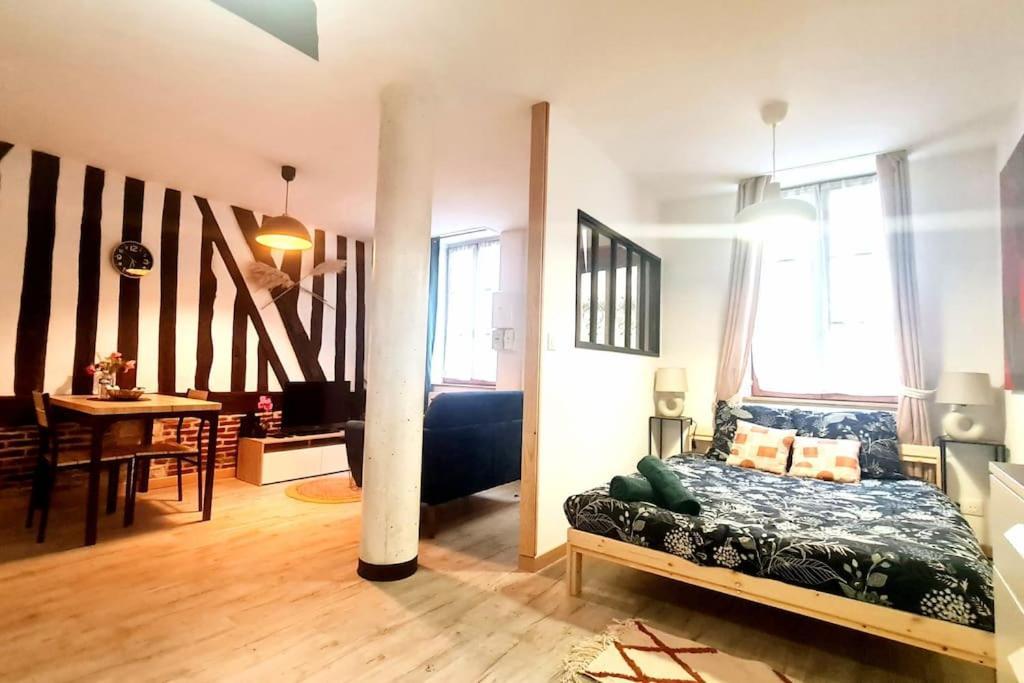 Chic Et Normand, Parking Facile, Wifi Hd Appartement Pont-Audemer Buitenkant foto