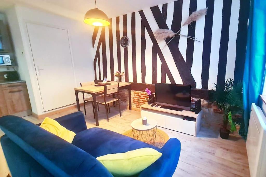 Chic Et Normand, Parking Facile, Wifi Hd Appartement Pont-Audemer Buitenkant foto